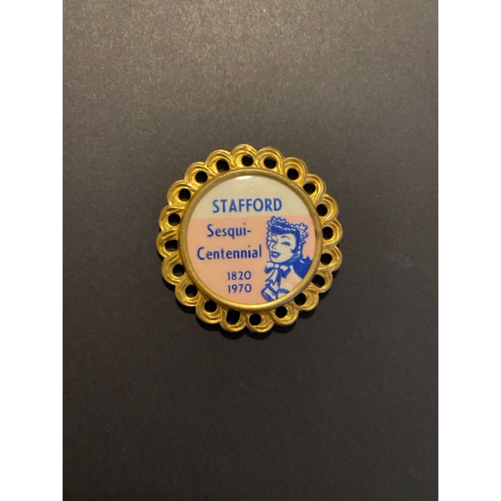 Worthington Minnesota Centennial Belle 1872-1972 Vintage Pinback Button